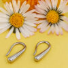 925 Sterling Silver Minimalist Earrings - Image 2